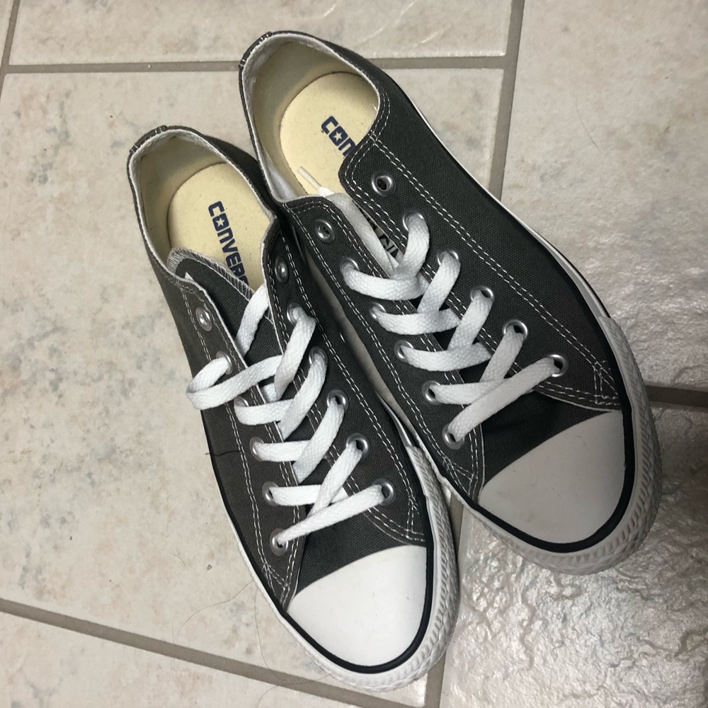 Grey Converse.
